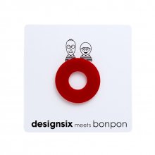 ֥meets bonponۤޤ&#12316; brooch RED