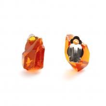 <img class='new_mark_img1' src='https://img.shop-pro.jp/img/new/icons8.gif' style='border:none;display:inline;margin:0px;padding:0px;width:auto;' />ROCK EARRING CLEAR AMBER BROWN