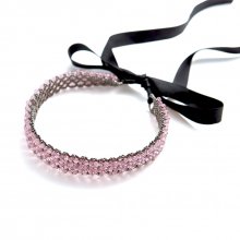 <img class='new_mark_img1' src='https://img.shop-pro.jp/img/new/icons8.gif' style='border:none;display:inline;margin:0px;padding:0px;width:auto;' />OTSU REVERSIBLE HAIRBAND LIGHT PINK SHINY SLATE GRAY