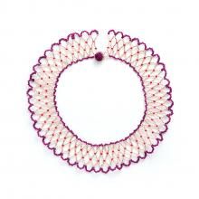 <img class='new_mark_img1' src='https://img.shop-pro.jp/img/new/icons8.gif' style='border:none;display:inline;margin:0px;padding:0px;width:auto;' />HEMMING NECKLACE DEEP PURPLE RED