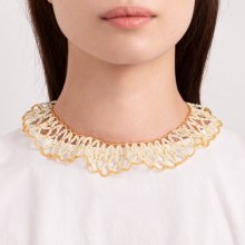 <img class='new_mark_img1' src='https://img.shop-pro.jp/img/new/icons8.gif' style='border:none;display:inline;margin:0px;padding:0px;width:auto;' />HEMMING NECKLACE IVORY GOLD