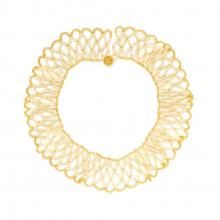 HEMMING NECKLACE IVORY GOLD