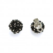 <img class='new_mark_img1' src='https://img.shop-pro.jp/img/new/icons8.gif' style='border:none;display:inline;margin:0px;padding:0px;width:auto;' />ORB EARRING BLACK SHINY SLATE GRAY