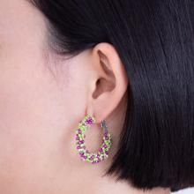 HAPPYCORE HOOP PIERCE LIME GRAPE