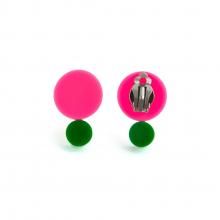 <img class='new_mark_img1' src='https://img.shop-pro.jp/img/new/icons8.gif' style='border:none;display:inline;margin:0px;padding:0px;width:auto;' />PAL EARRING BRIGHT NEON PINK GREEN