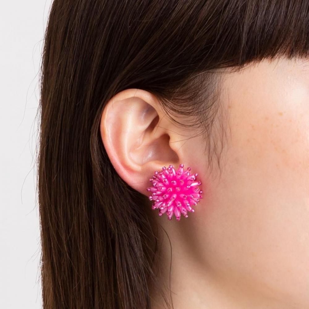NOVA EARRING RASPBERRY PURPLE - designsix ONLINE SHOP