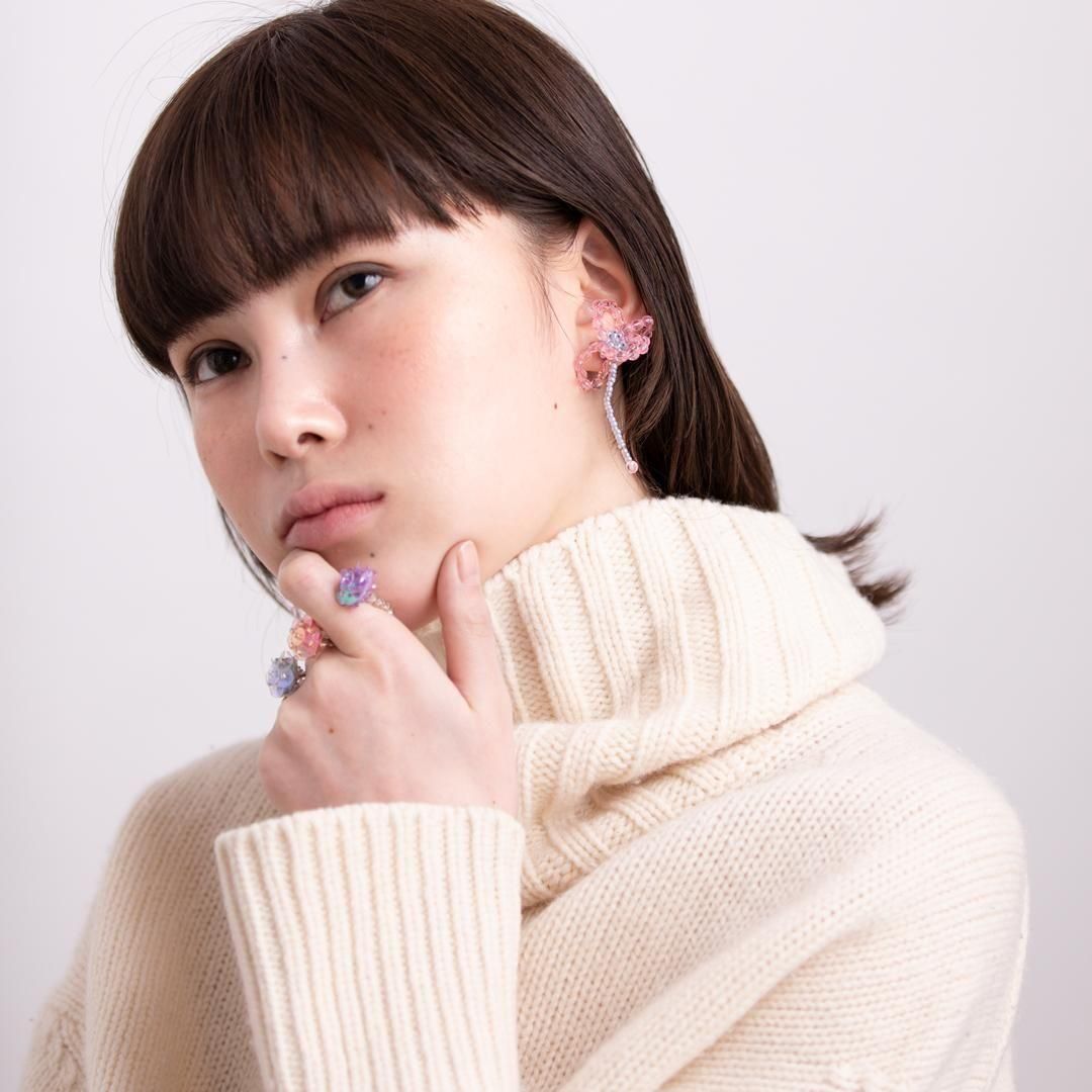 CIEL PIERCE LIGHT PINK GRAY - designsix ONLINE SHOP