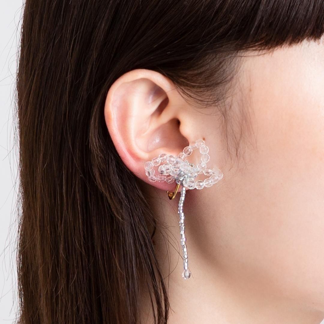 CIEL EARRING CLEAR ICE BLUE - designsix ONLINE SHOP