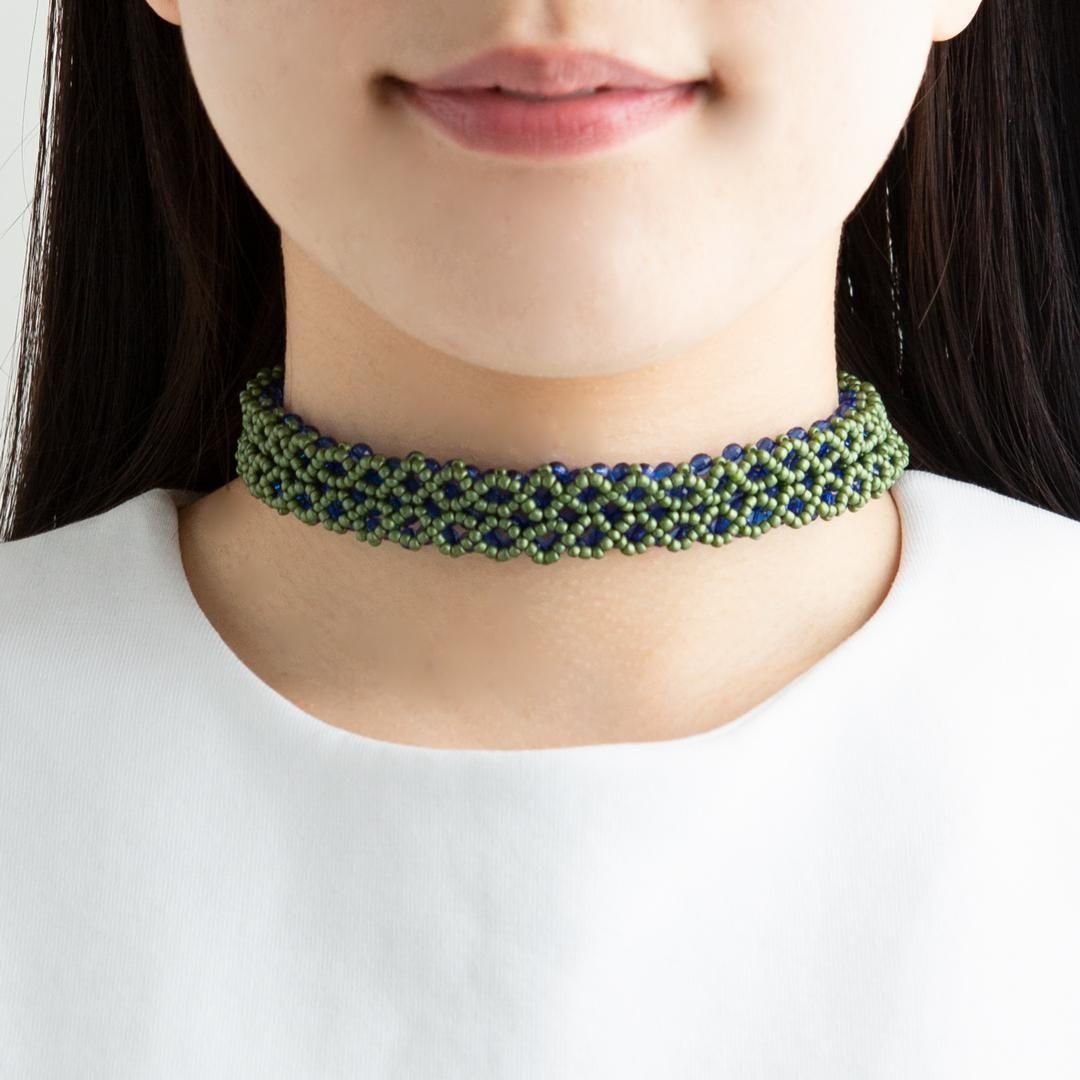 一点もの】PROTOTYPE OTSU REVERSIBLE HAIRBAND ROYAL BLUE