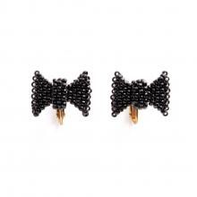 <img class='new_mark_img1' src='https://img.shop-pro.jp/img/new/icons8.gif' style='border:none;display:inline;margin:0px;padding:0px;width:auto;' />RIBBON EARRING BLACK