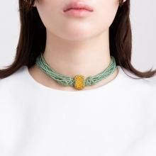 <img class='new_mark_img1' src='https://img.shop-pro.jp/img/new/icons8.gif' style='border:none;display:inline;margin:0px;padding:0px;width:auto;' />GEM CHOKER MINT GREEN GOLD
