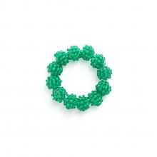 PETITE KIRI EAR CUFF CLEAR EMERALD GREEN