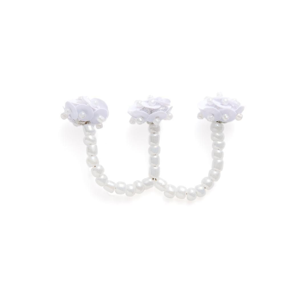 FIFI TRIO RING MILKY WHITE - designsix ONLINE SHOP