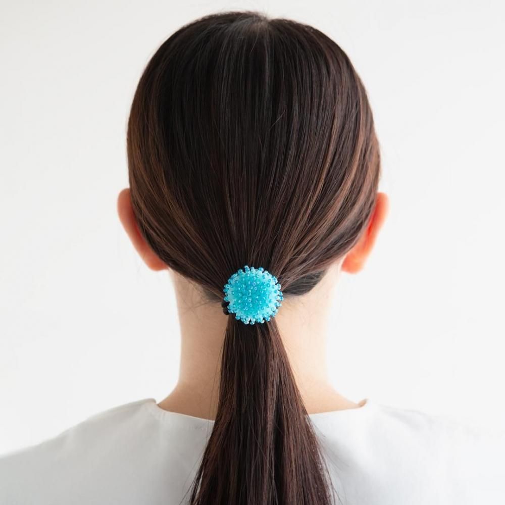 NOVA HAIR RUBBER CLEAR LIGHT BLUE - designsix ONLINE SHOP