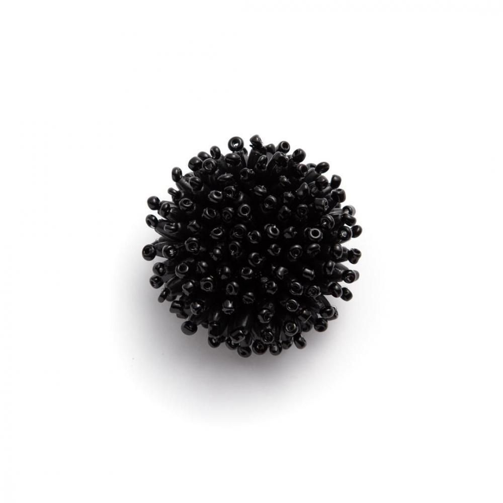 NOVA BROOCH BLACK - designsix ONLINE SHOP