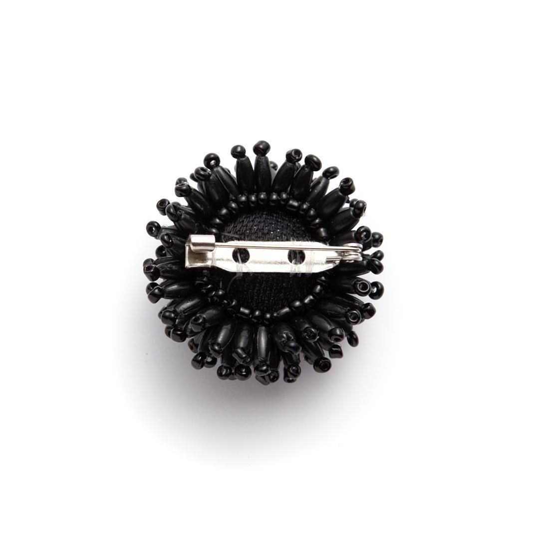 NOVA BROOCH BLACK - designsix ONLINE SHOP