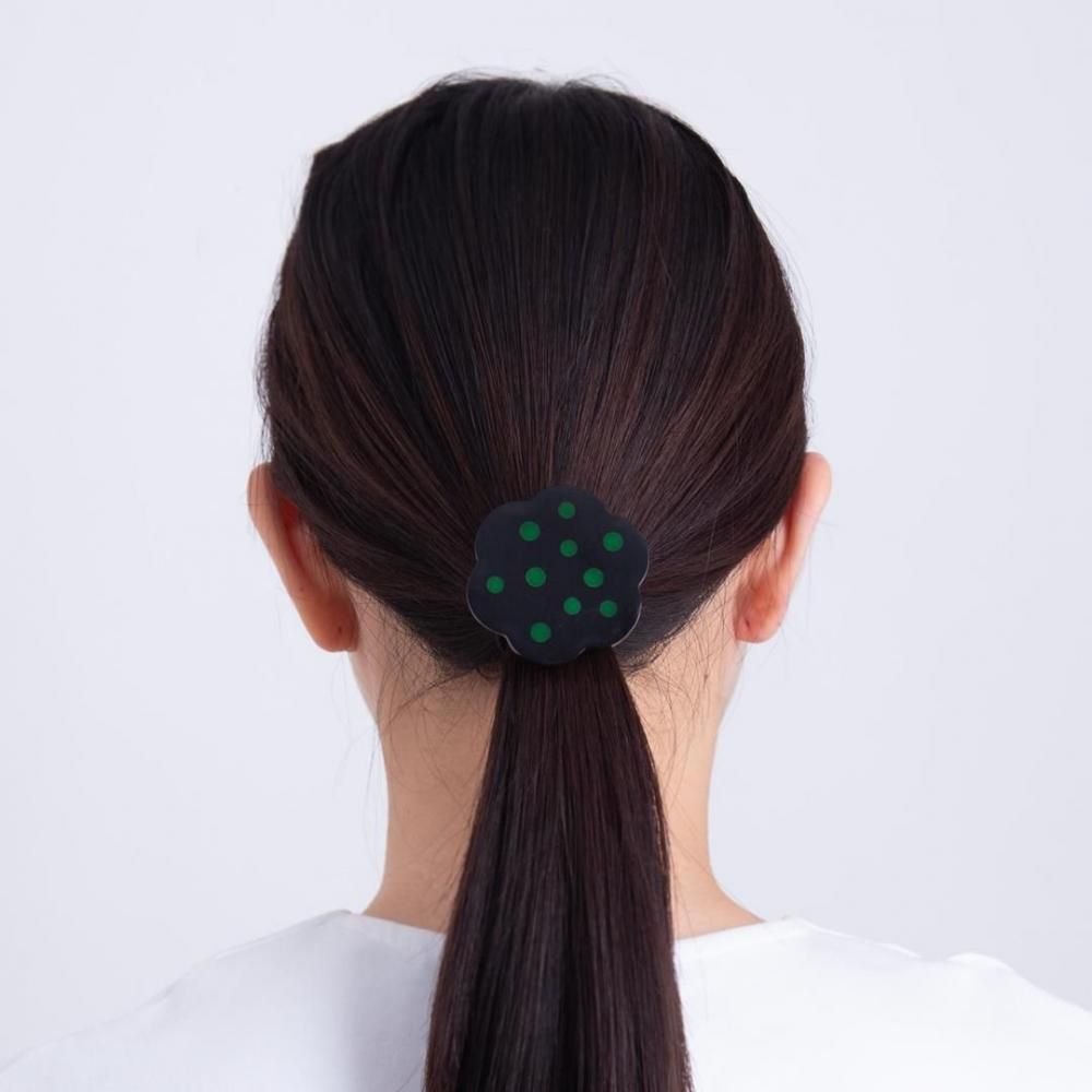 BUNGA HAIR RUBBER BLACK GREEN - designsix ONLINE SHOP
