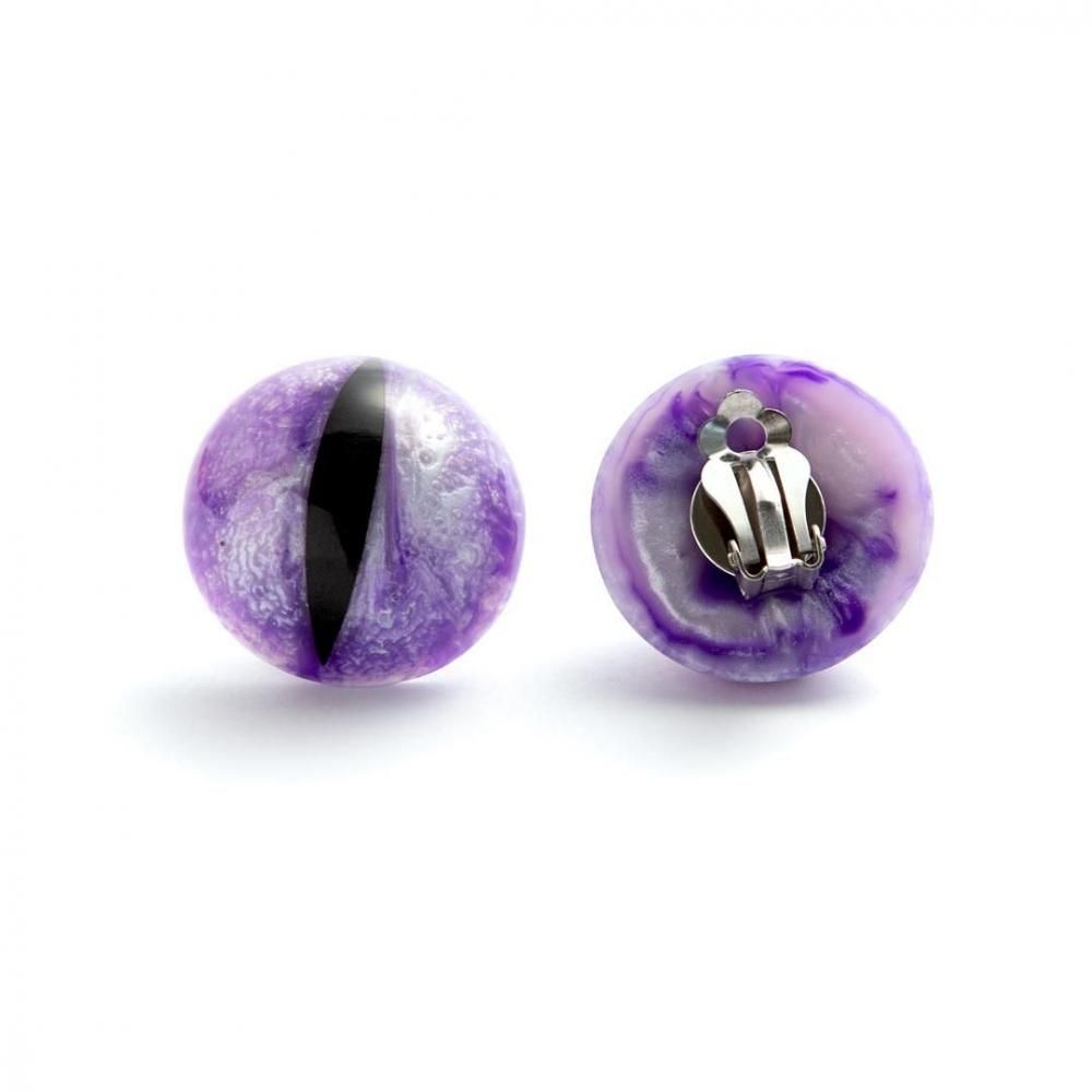 EYE EARRING LILAC - designsix ONLINE SHOP