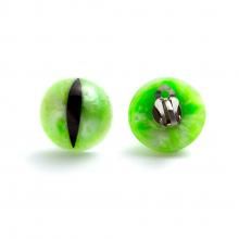 EYE EARRING LIGHT GREEN - designsix ONLINE SHOP