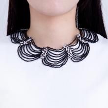 <img class='new_mark_img1' src='https://img.shop-pro.jp/img/new/icons8.gif' style='border:none;display:inline;margin:0px;padding:0px;width:auto;' />LITTLE JADE NECKLACE BLACK MOSAIC