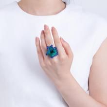 <img class='new_mark_img1' src='https://img.shop-pro.jp/img/new/icons8.gif' style='border:none;display:inline;margin:0px;padding:0px;width:auto;' />VILLA VILLA RING EMERALD GREEN BLUE