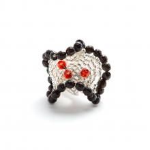 <img class='new_mark_img1' src='https://img.shop-pro.jp/img/new/icons8.gif' style='border:none;display:inline;margin:0px;padding:0px;width:auto;' />VILLA VILLA RING SILVER BLACK