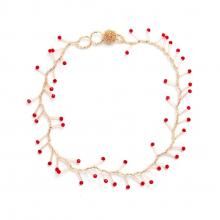 <img class='new_mark_img1' src='https://img.shop-pro.jp/img/new/icons8.gif' style='border:none;display:inline;margin:0px;padding:0px;width:auto;' />LITTLE COMPLEX NECKLACE CHAMPAGNE PINK RED