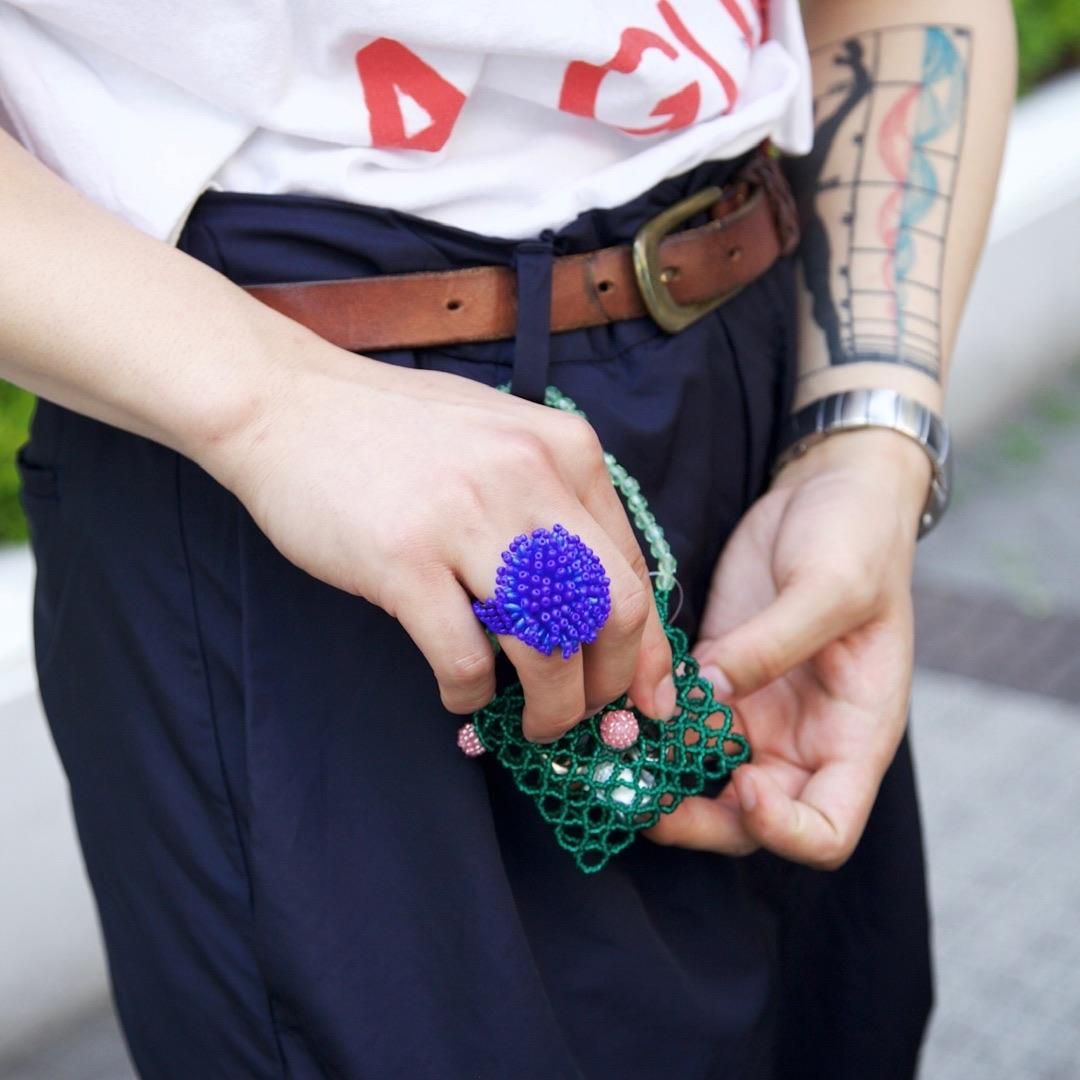 NOVA RING ROYAL BLUE - designsix ONLINE SHOP