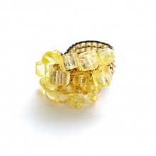 SMALL STONE RING GOLD