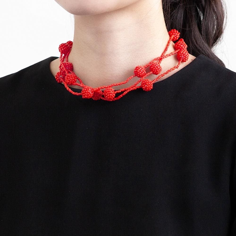 KIRI NECKLACE RED - designsix ONLINE SHOP KIRI NECKLACE RED - designsix ONLINE SHOP