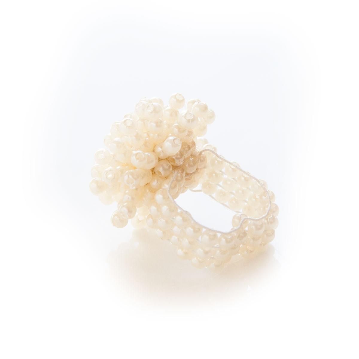 TINY FUNKY RING PEARL - designsix ONLINE SHOP