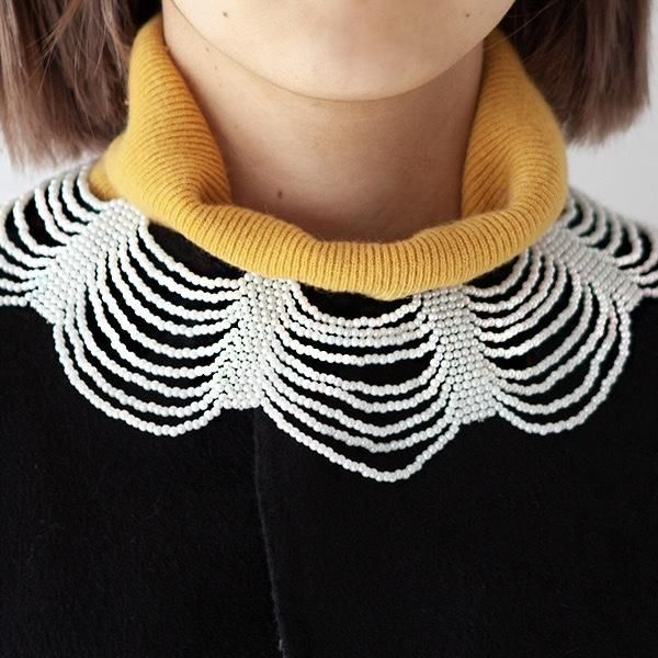LITTLE JADE NECKLACE PEARL - designsix ONLINE SHOP