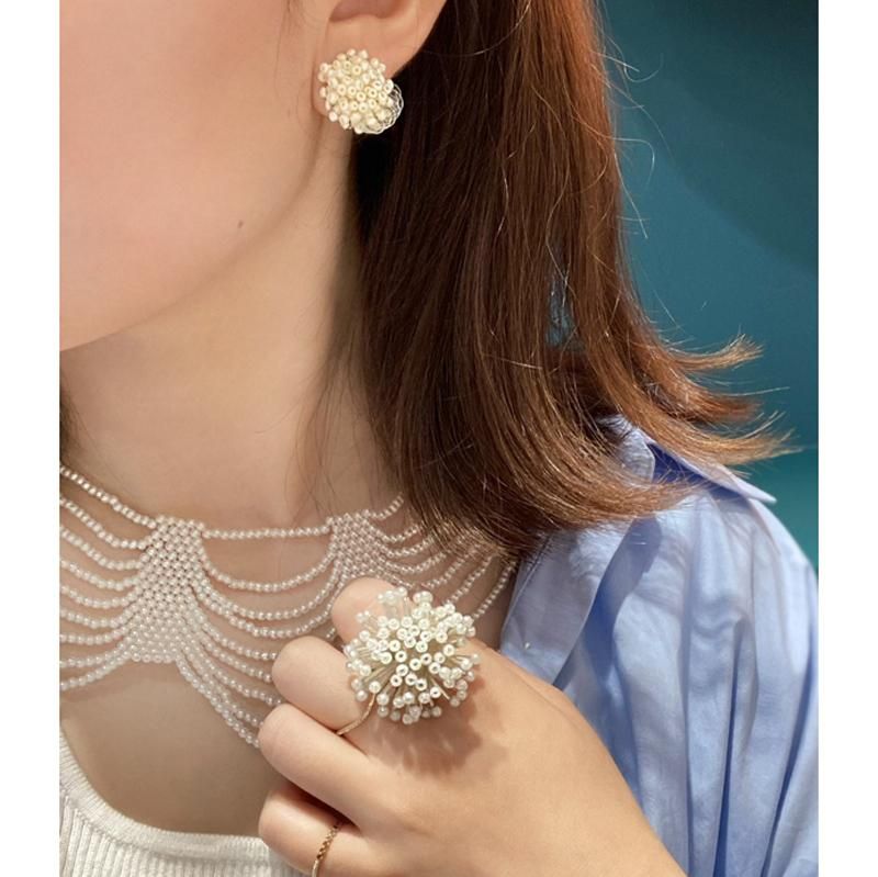 ★完売品★ Designsix ネックレス　つけ襟　結婚式　パーティ LITTLE JADE NECKLACE PEARL - designsix ONLINE SHOP