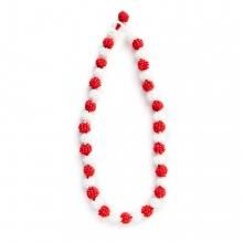 SEED NECKLACE WHITE RED