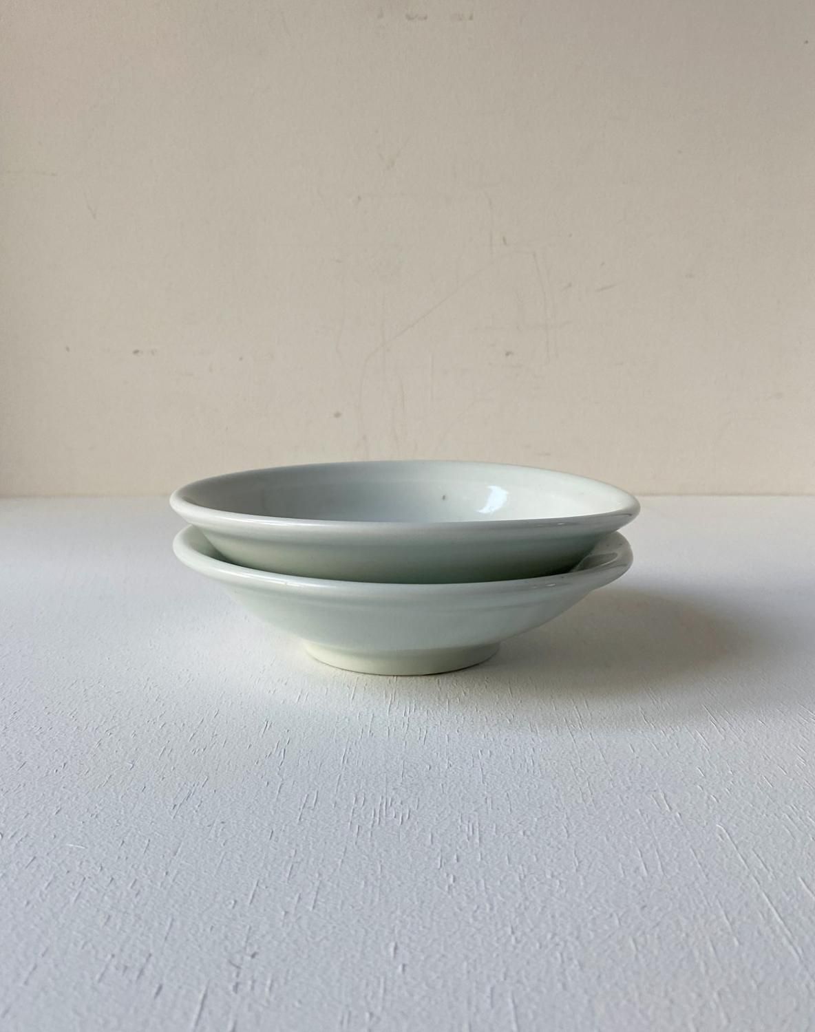 太白手　亀文鉢　江戸時代 白磁六寸浅鉢 ／ 亀田 大介 - 木と根 kitone