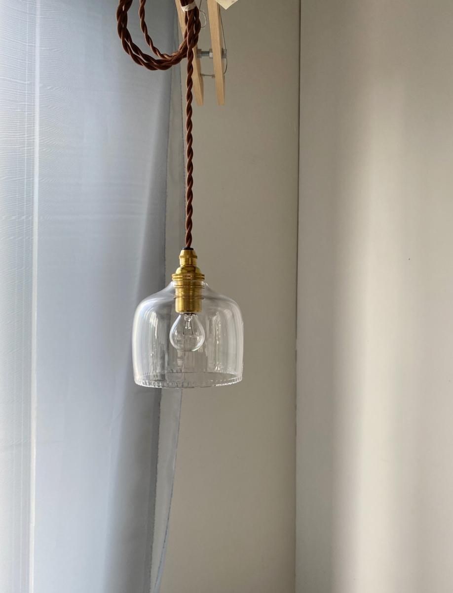 Verrerie Michel ヴェルリーミシェル ドーム型ガラスランプ