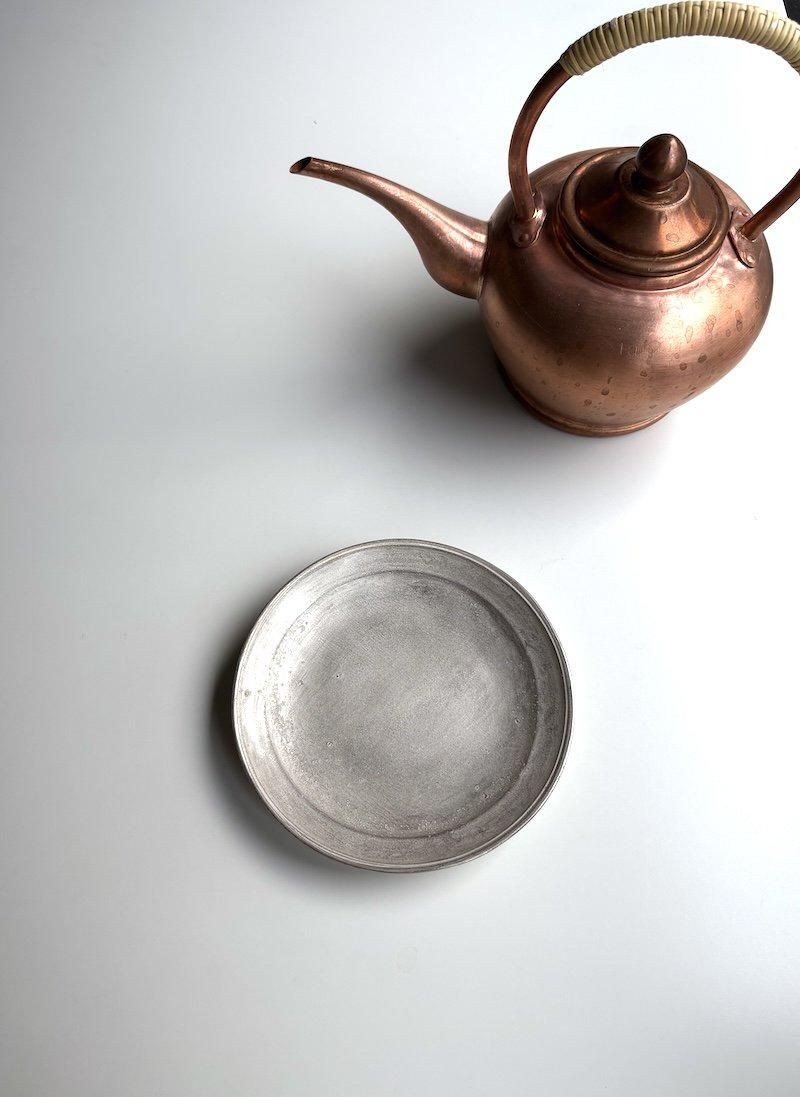 銀磁6寸リム皿 ／ 亀田 大介 - 木と根 kitone