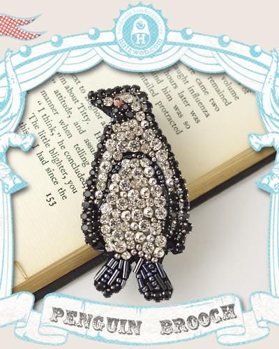 ペンギン ピンブローチ penguin Brooch|ペンギンブローチ - hatzweb.com