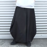 【Acryl BONES】バルーン メンズ ロングスカート（黒）