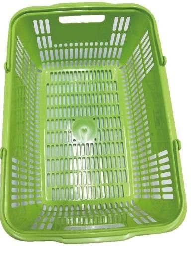 安全興業】買い物かご (薄緑)メッシュ (20個・送料無料) - 農業資材