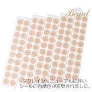 ジルコニアファインセラミック粒肌色シール【10シート】（200