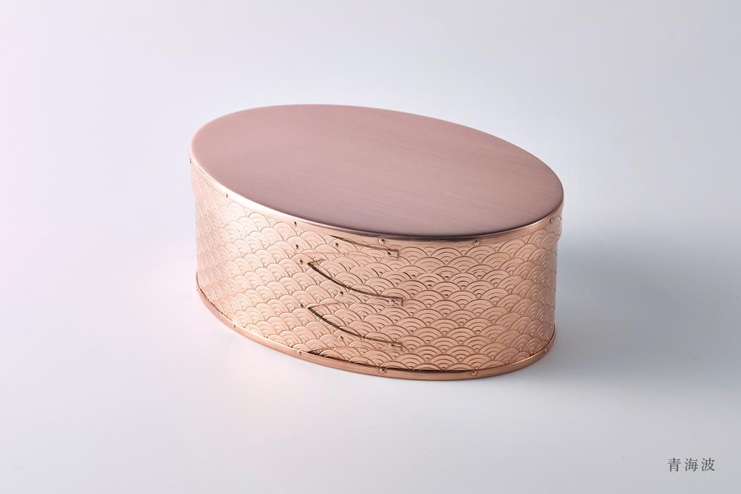 nerudesignworks　kozara 銅製　ボックス付き 錺之-KAZARINO-Oval Box（銅）｜コトモノミチオンラインストア