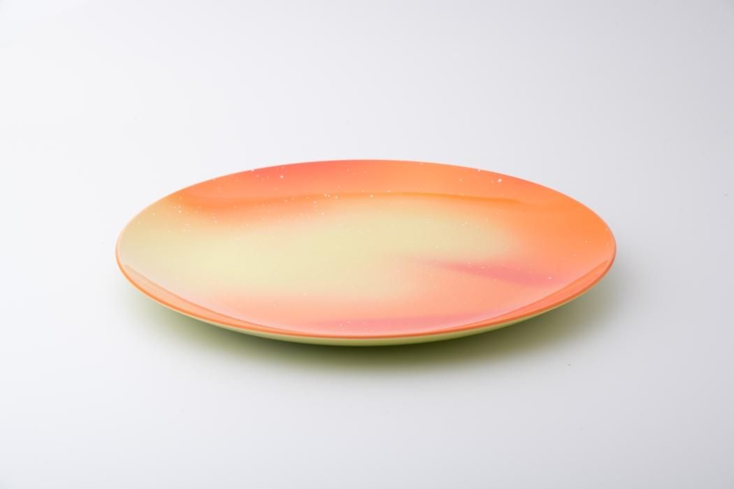 9.0和洋平皿｜山中近代漆器「iroikoi」鶴仙渓（KA） シリーズ