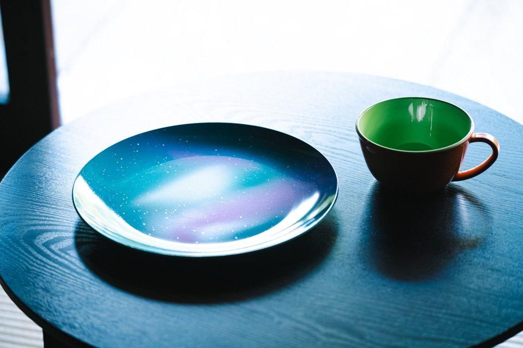 4.8手付スープカップ｜山中近代漆器「iroikoi」鶴仙渓（KA