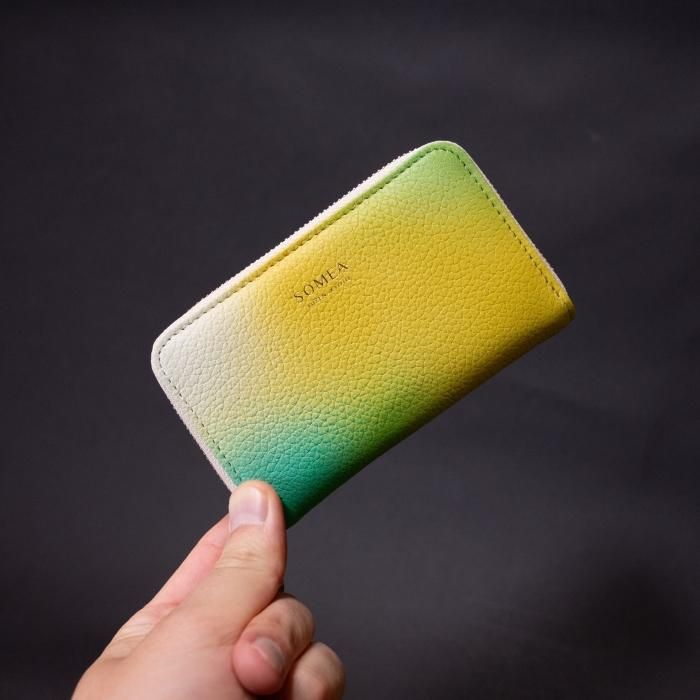 池内友禅SOMEA brume｜コイン&カードケース（レモン／カシス