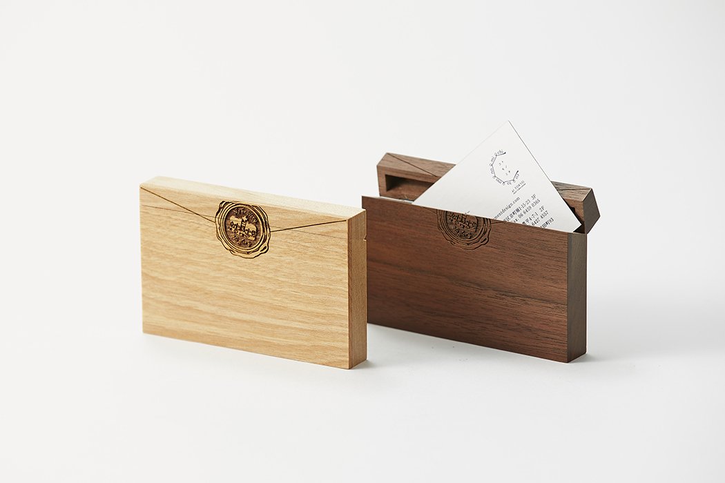 カードを入れる小さな家具 / 木製カードケース Card Chest（カードチェスト） / sealing wax