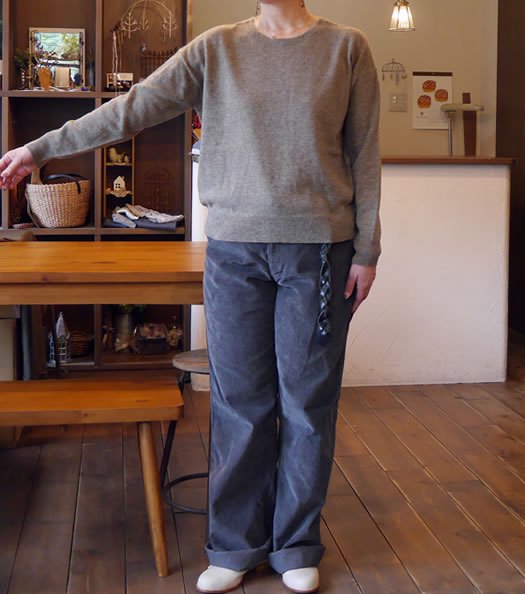 soil, , GNSL18511, Lambs Wool 2WAY Pullover