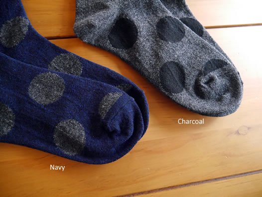 Homie, ホーミー, H-034, Wool Big Dot Socks