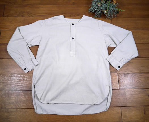 Harrow Town Stores, INHT1501CT, 40's Cotton Twill Overdye Henly Neck Shirt