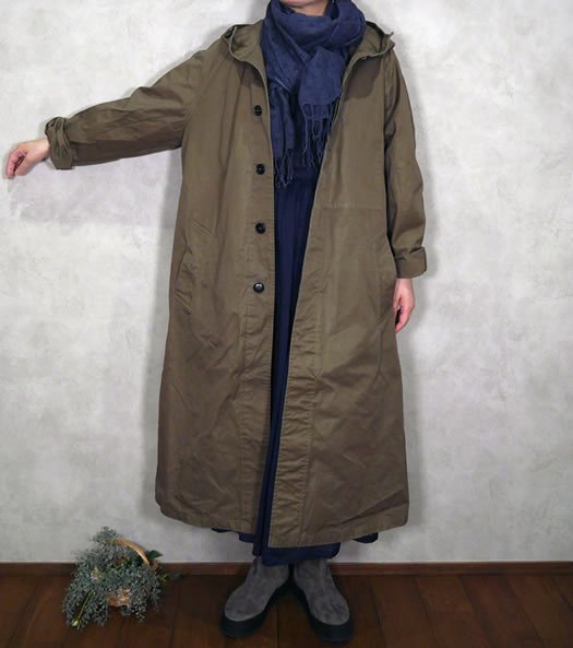 Harrow Town Stores, NHT2151DT, Cotton Twill Hooded Coat